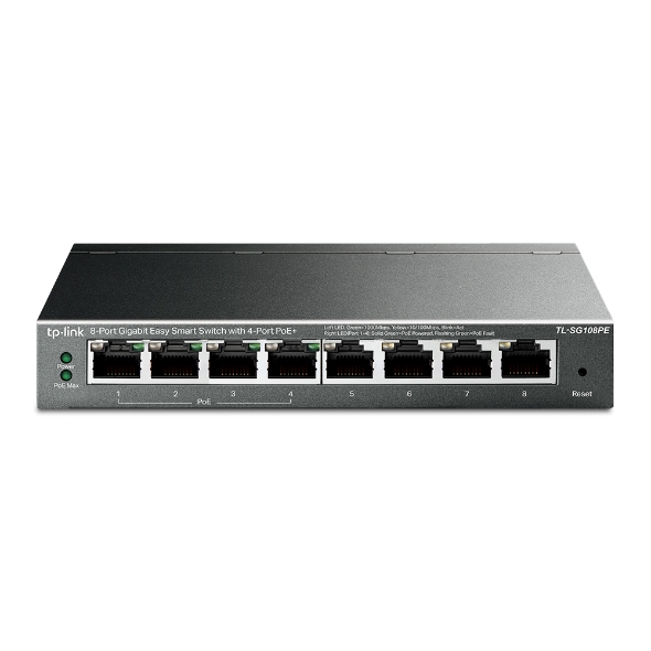 TL-SG108PE V5 8-Port Gigabit Easy Smart Switchwith 4-Port PoE+